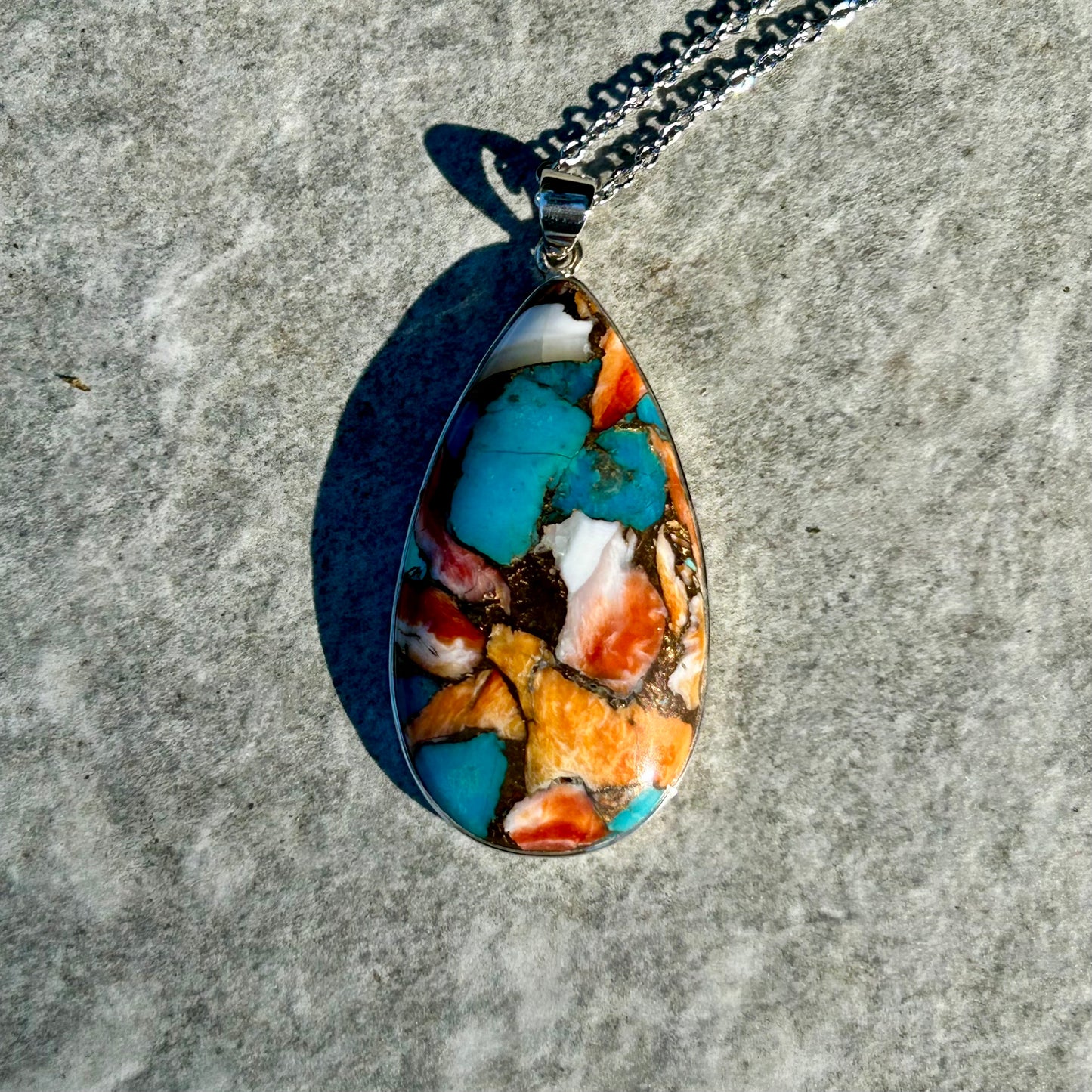 Oyster Turquoise 925 Pendant