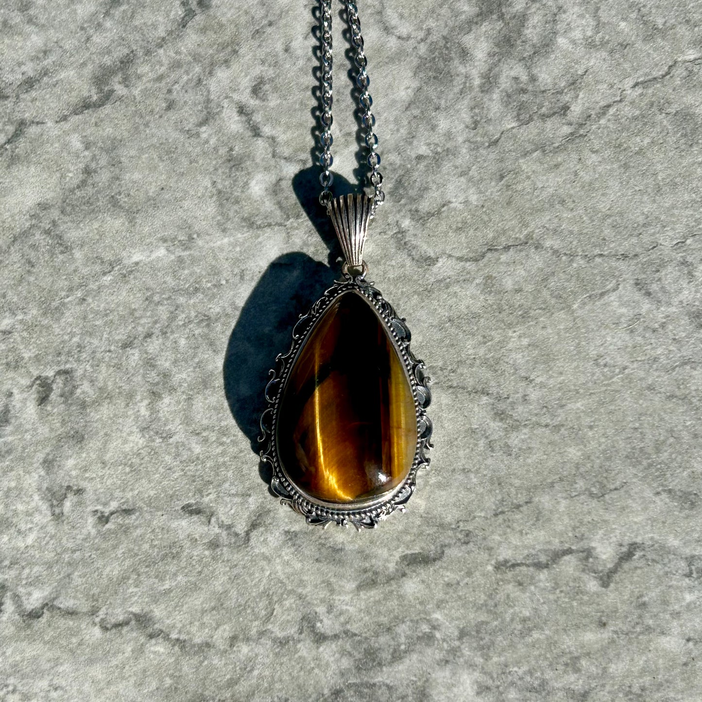 Tiger's Eye 925 Pendant