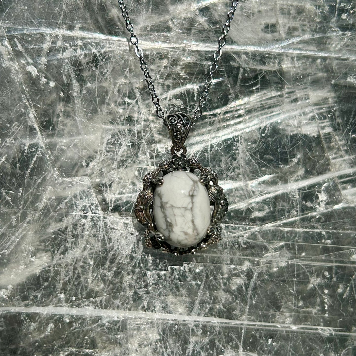 Howlite 925 Pendant