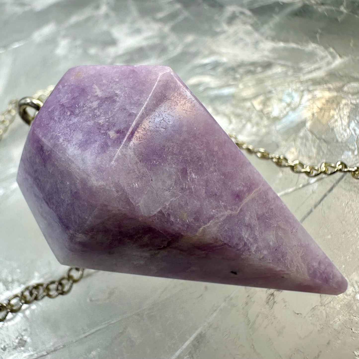 Lepidolite Pendulum
