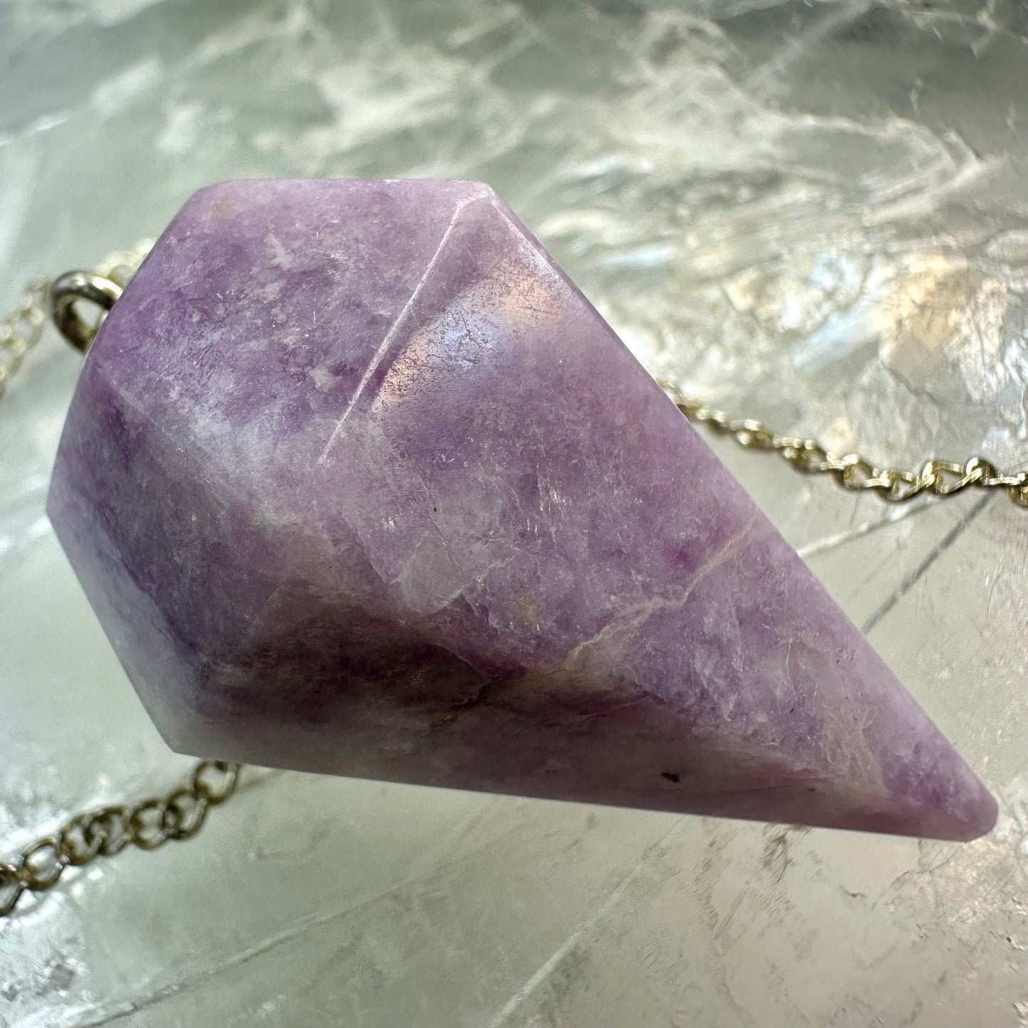 Lepidolite Pendulum