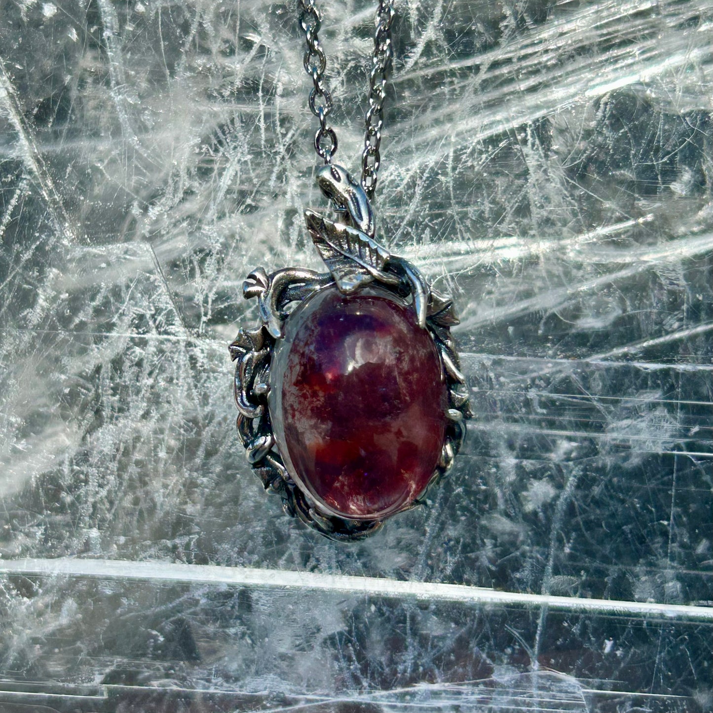 Fire Quartz 925 Pendant