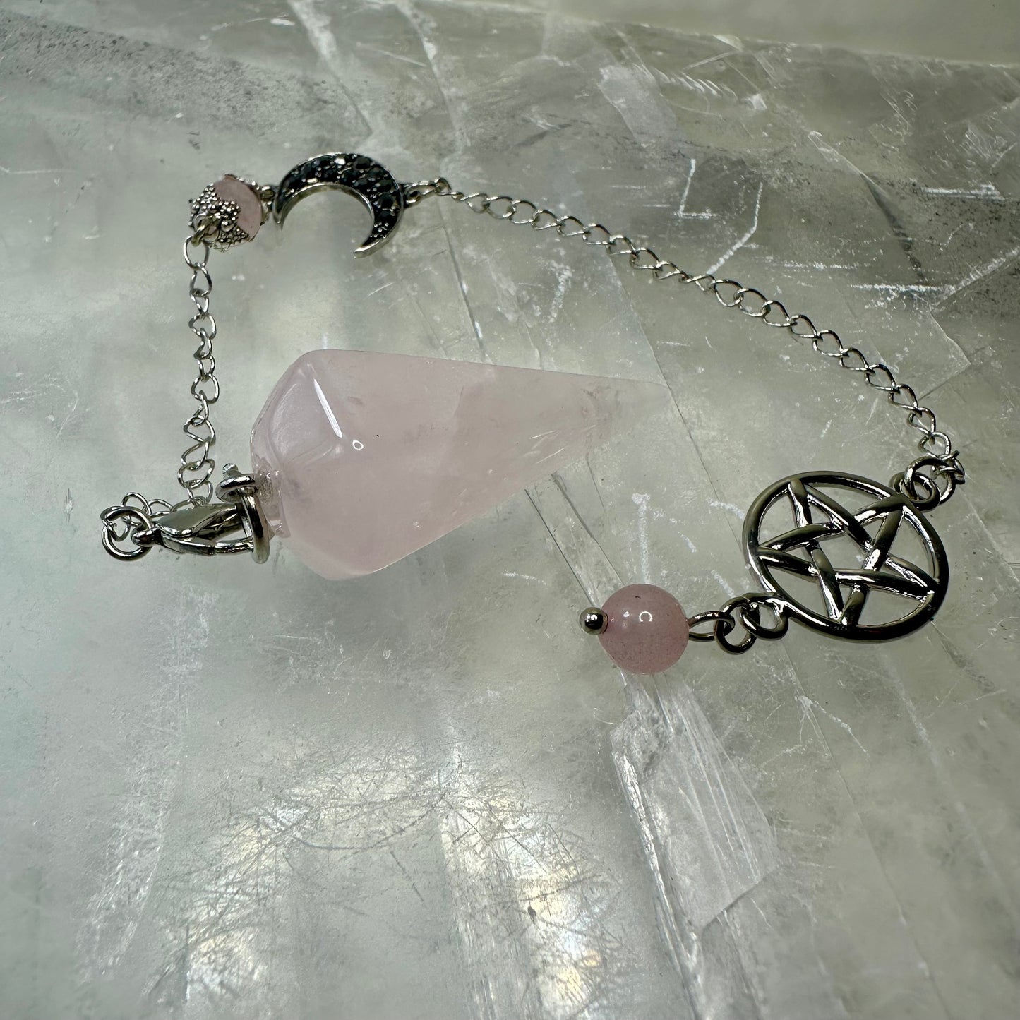 Rose Quartz Pendulum