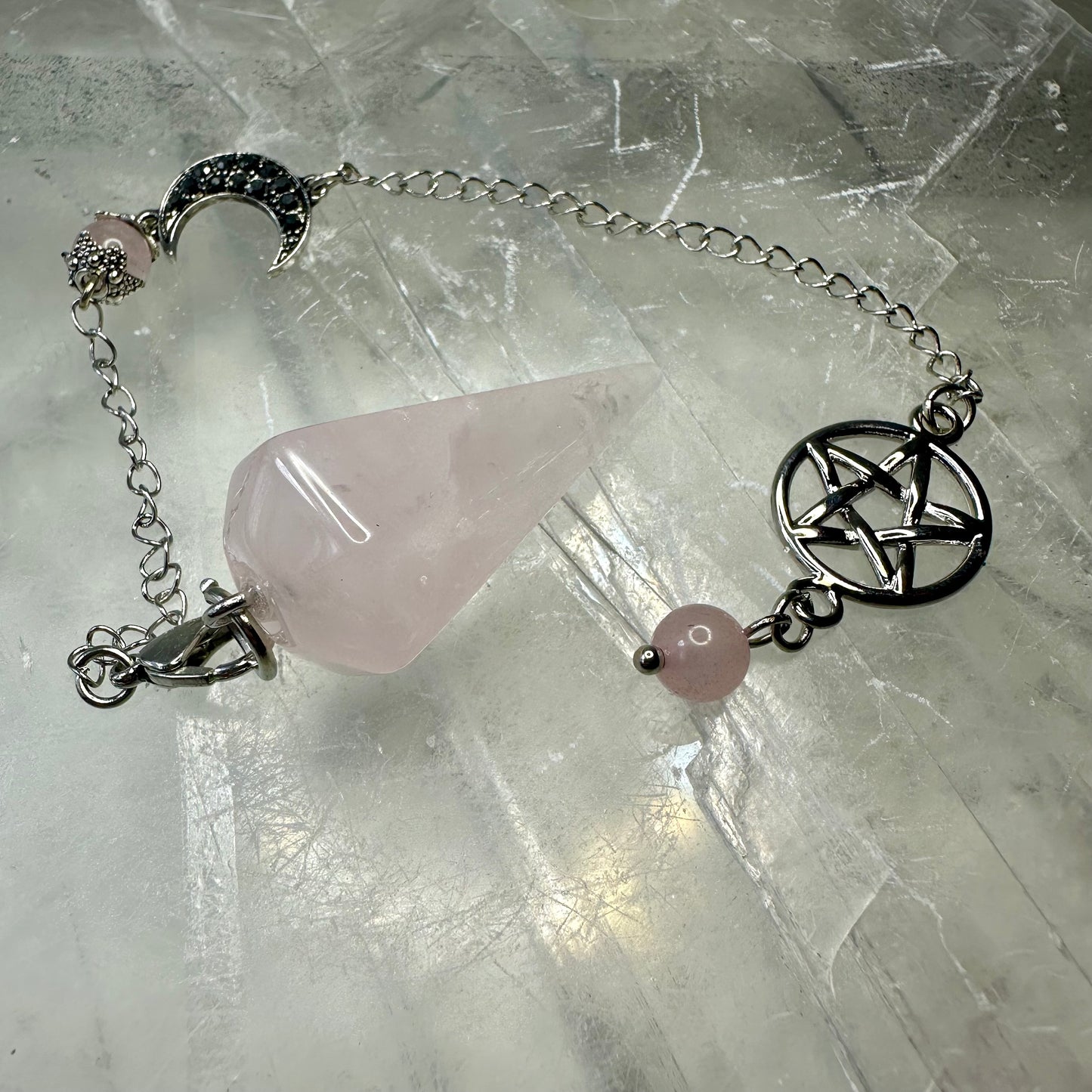 Rose Quartz Pendulum