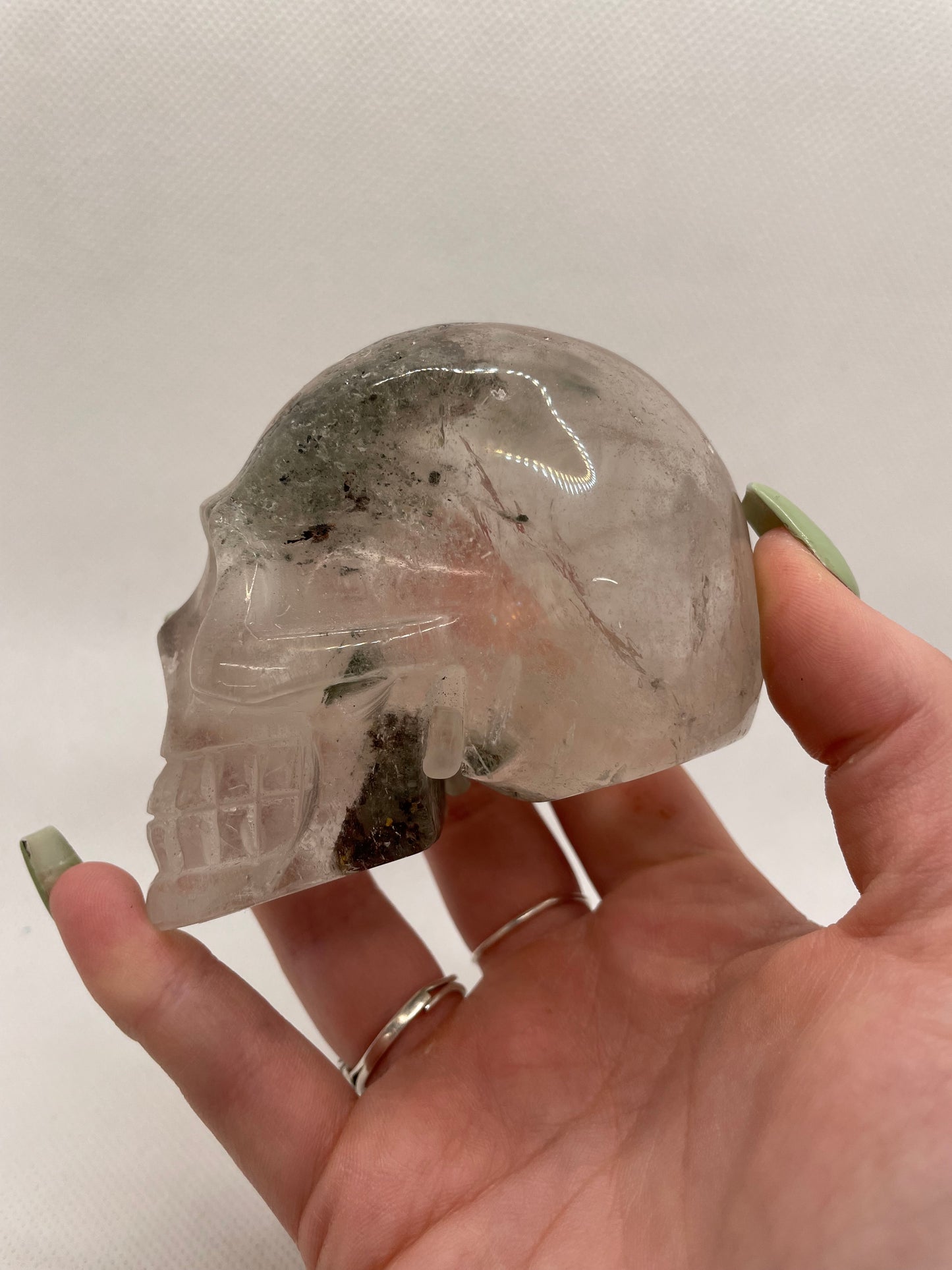 Garden Quartz Skull