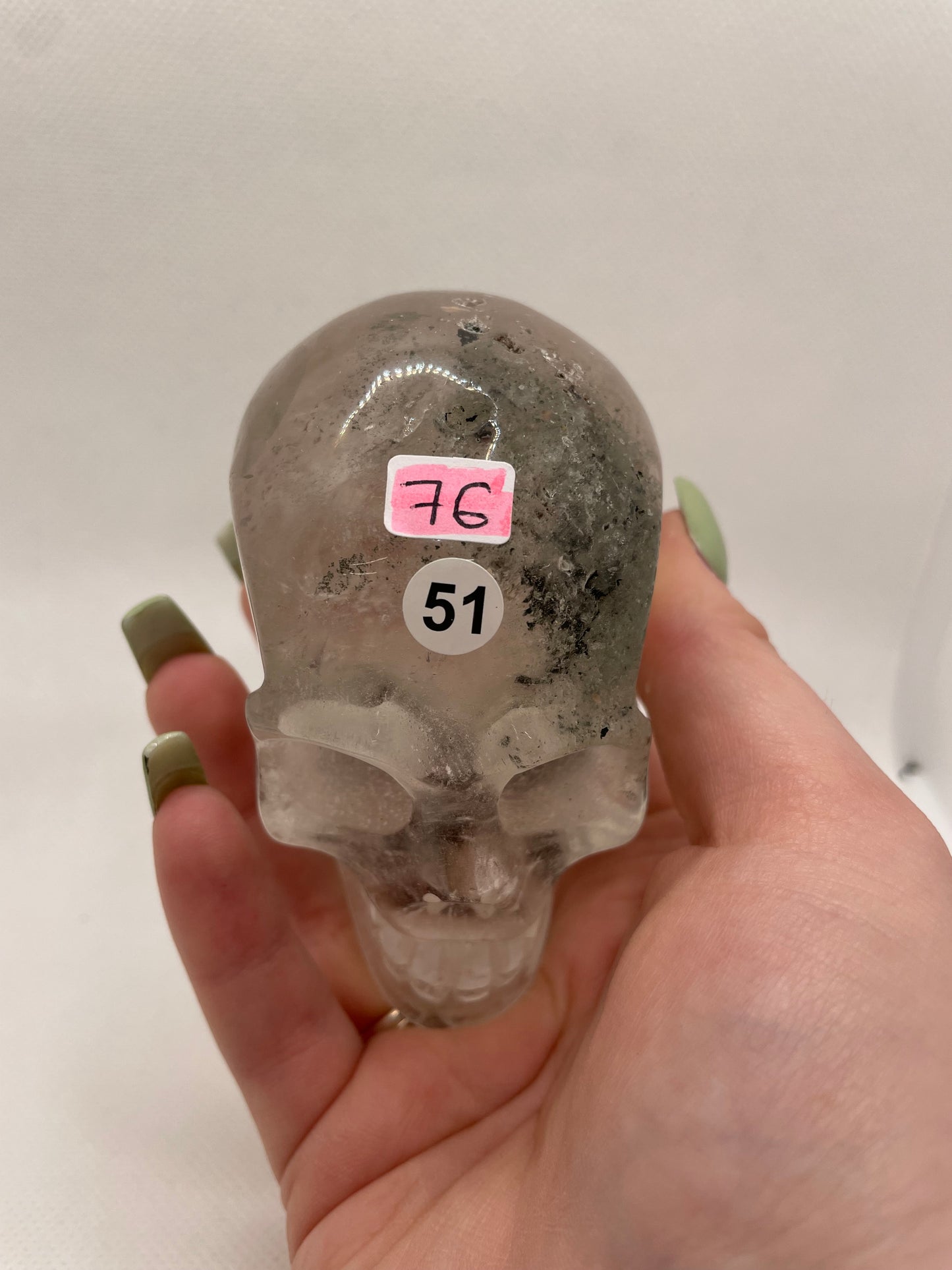 Garden Quartz Skull