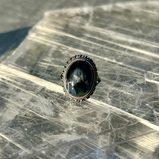 Adjustable Petter Sight 925 Ring