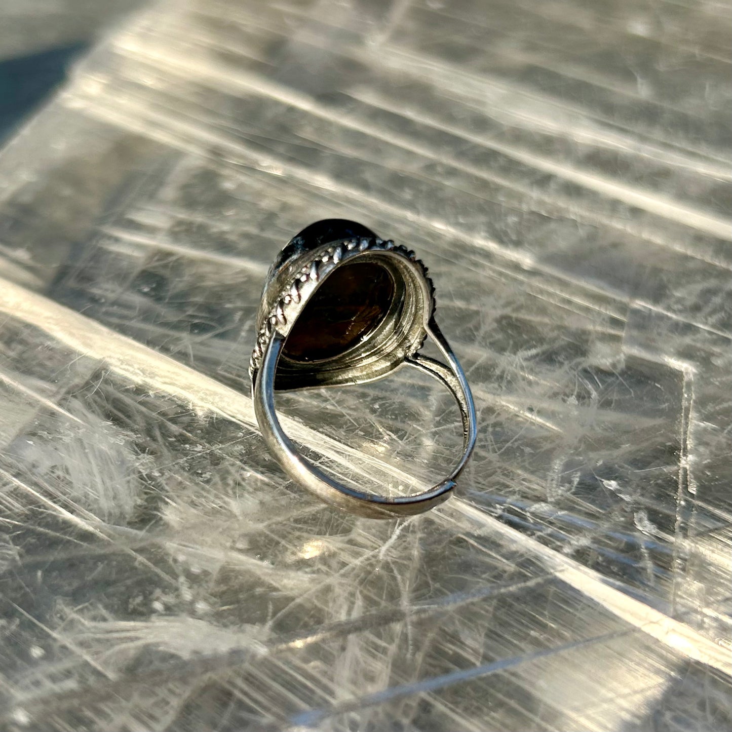 Adjustable Petter Sight 925 Ring