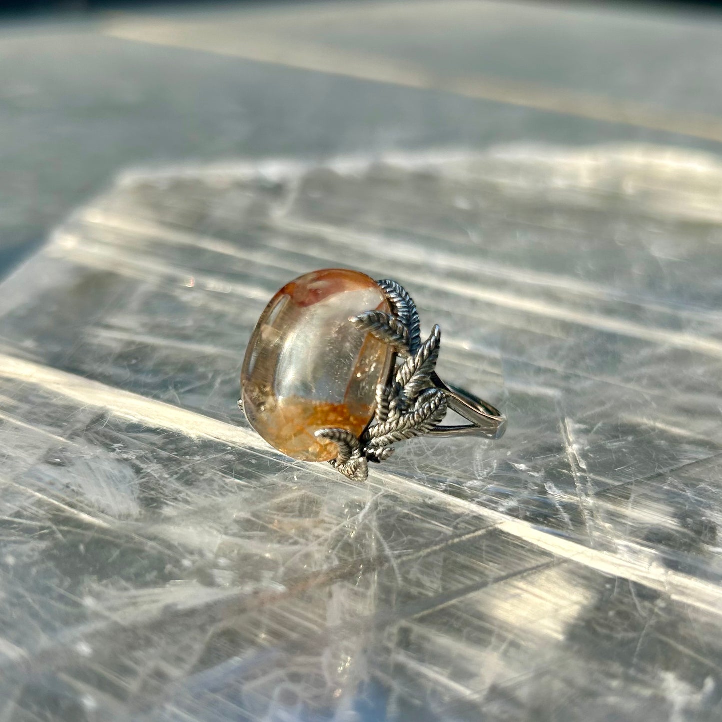 Adjustable Golden Healer 925 Ring