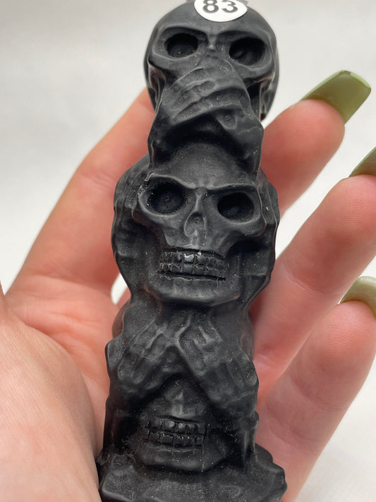 Obsidian Tower Of Skulls