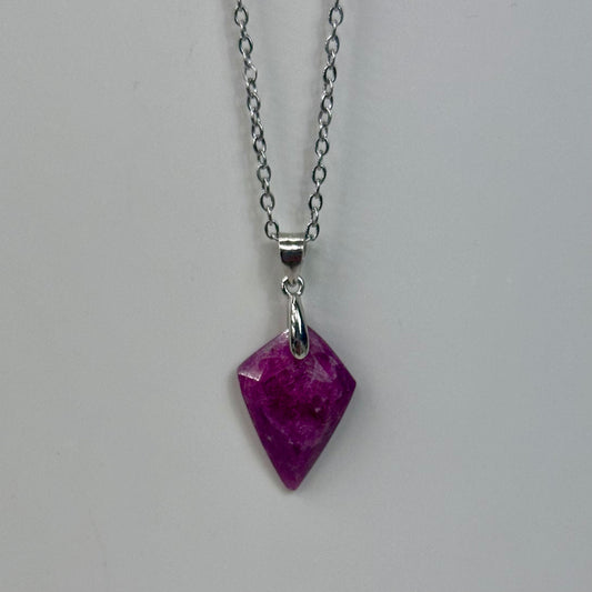 Ruby Zoisite Pendant