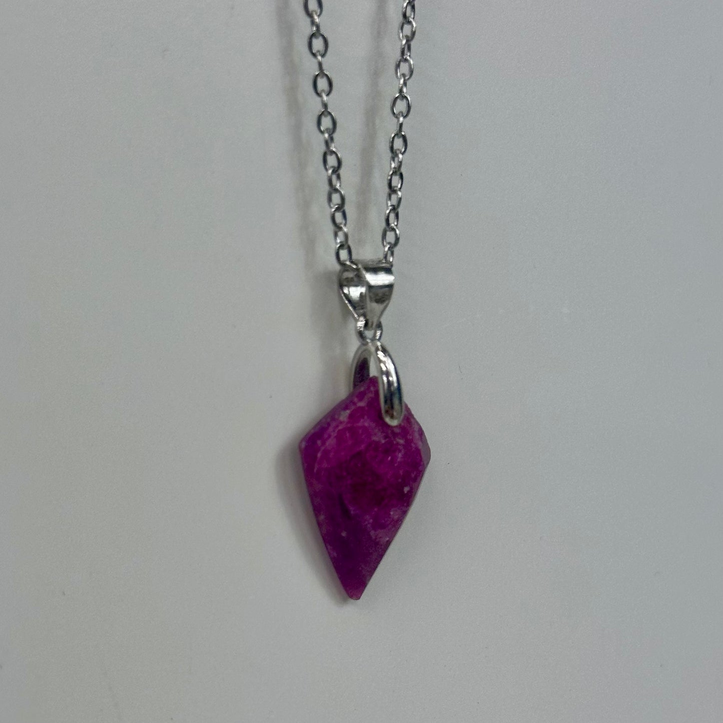 Ruby Zoisite Pendant