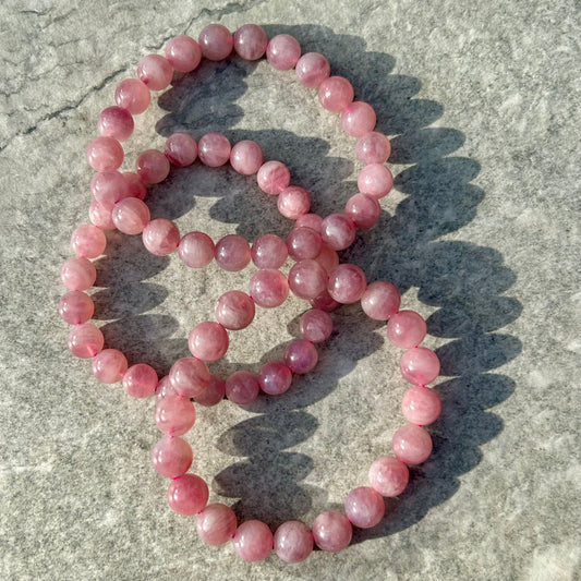 Lavender Rose Bracelet 8mm