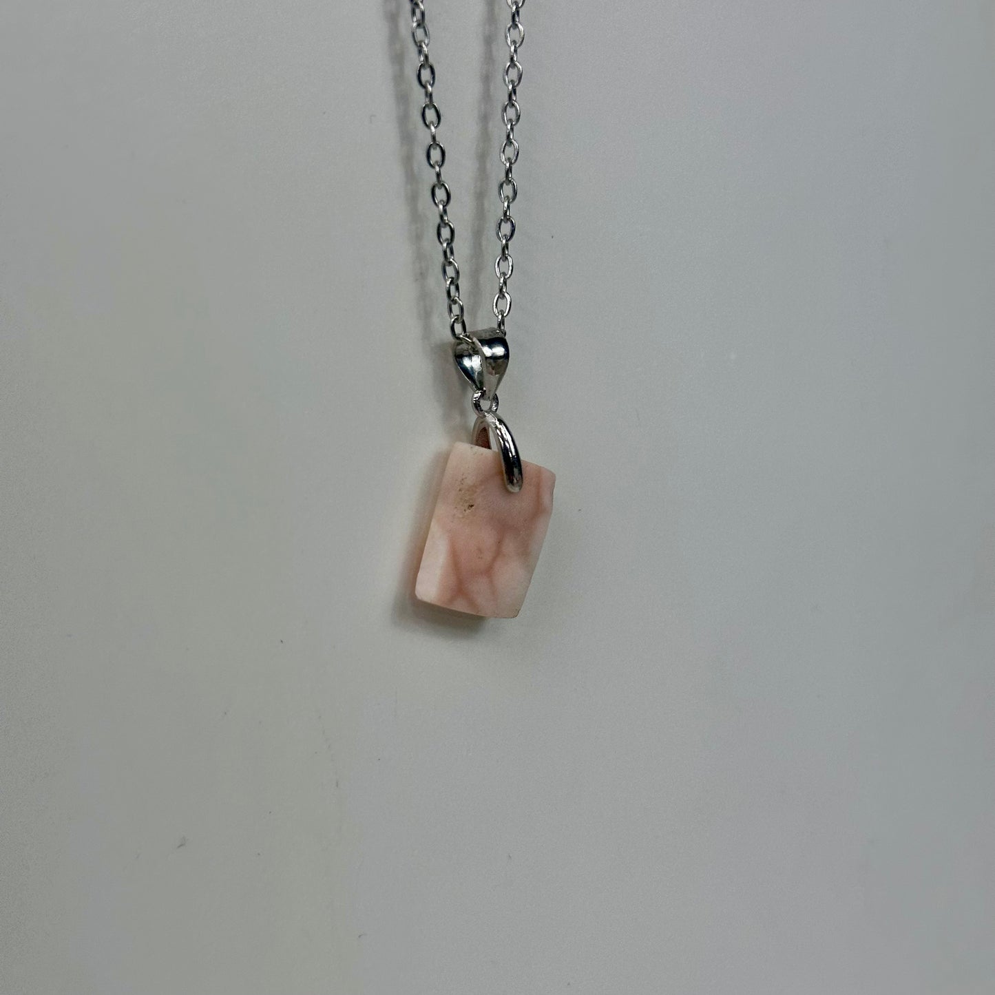 Pink Larimar Square Pendant