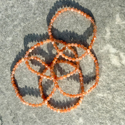 Sunstone Bracelet 4mm