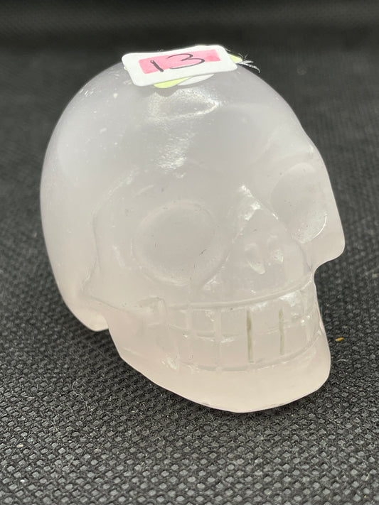 Rose Quartz Skull