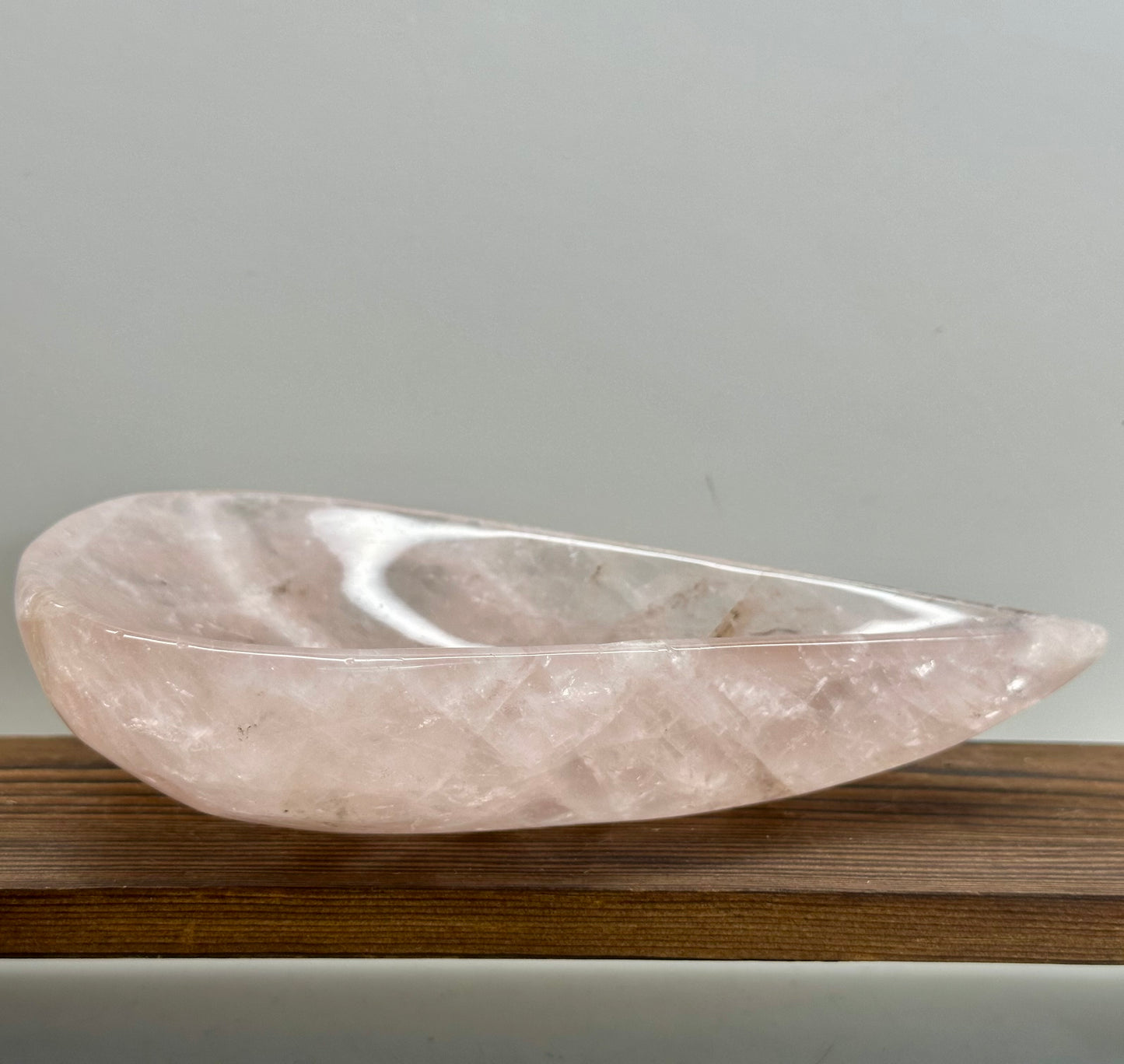Madagascan Rose Quartz Teardrop Bowl