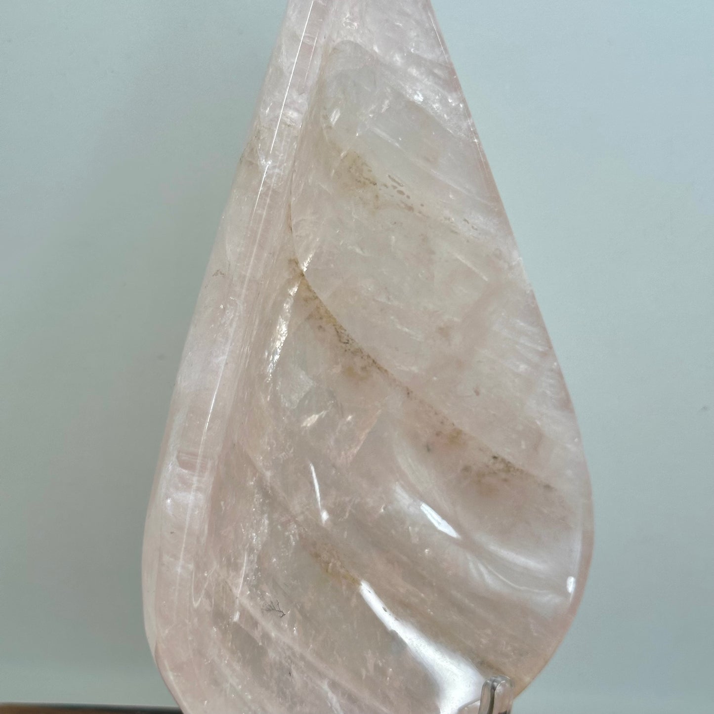 Madagascan Rose Quartz Teardrop Bowl