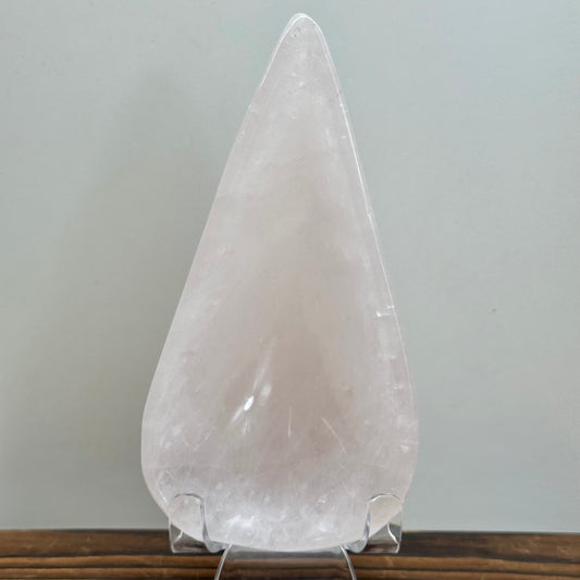 Madagascan Rose Quartz Teardrop Bowl