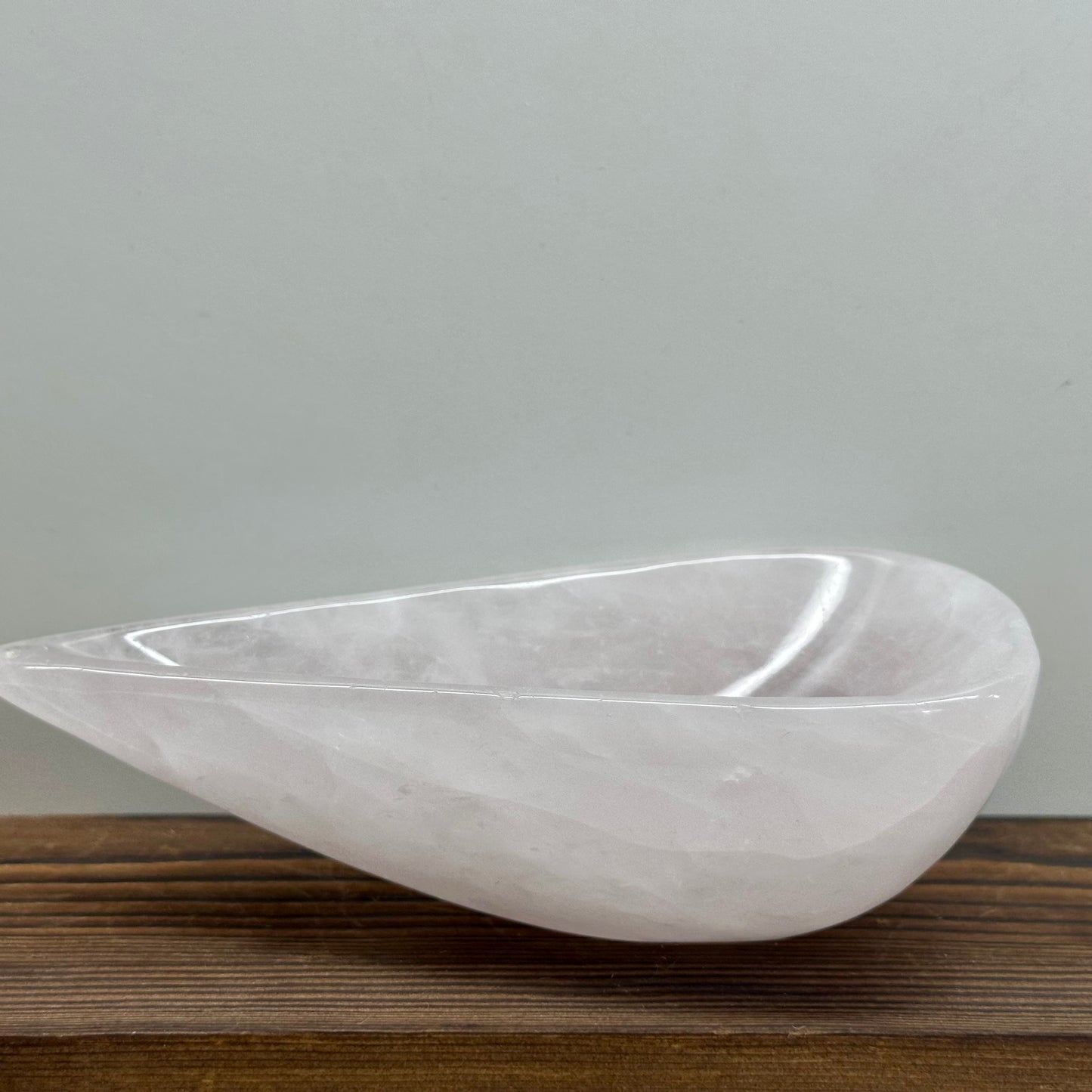 Madagascan Rose Quartz Teardrop Bowl