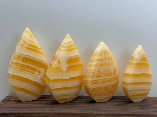 Orange Calcite Flames