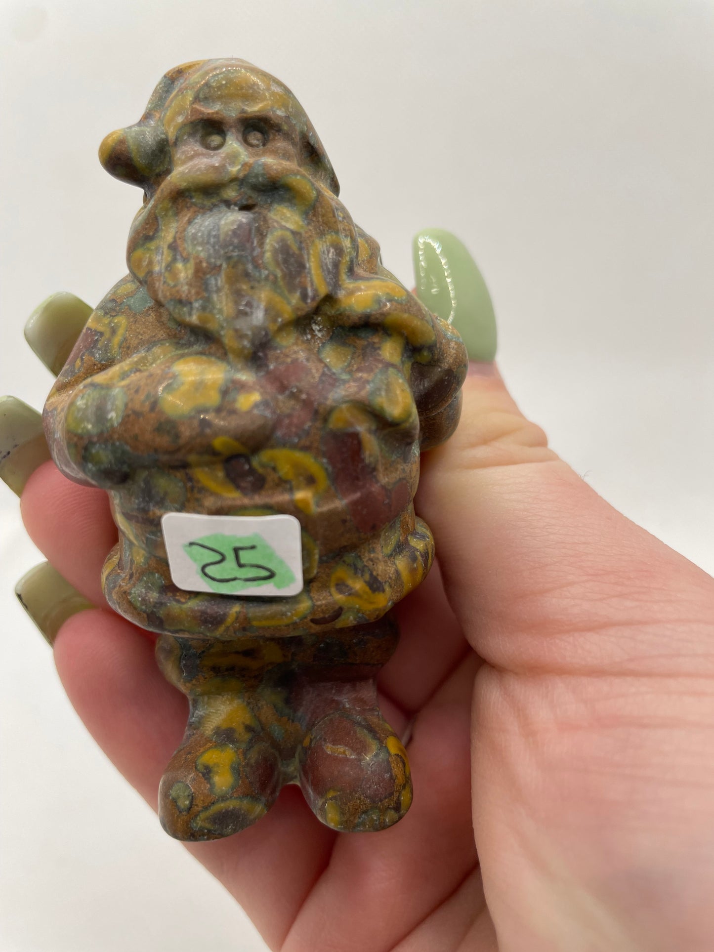 Rainforest Jasper - Santa Carving