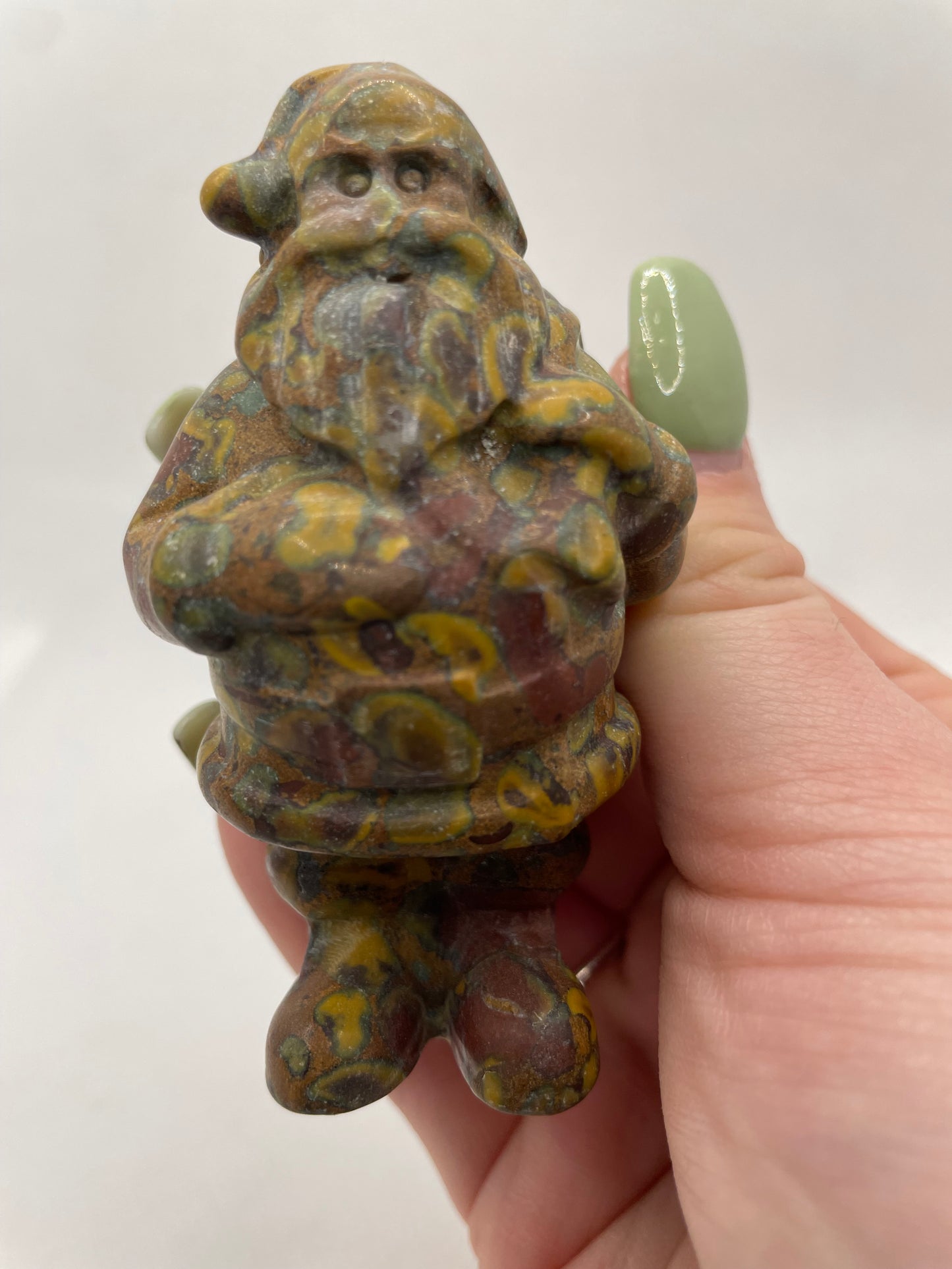 Rainforest Jasper - Santa Carving