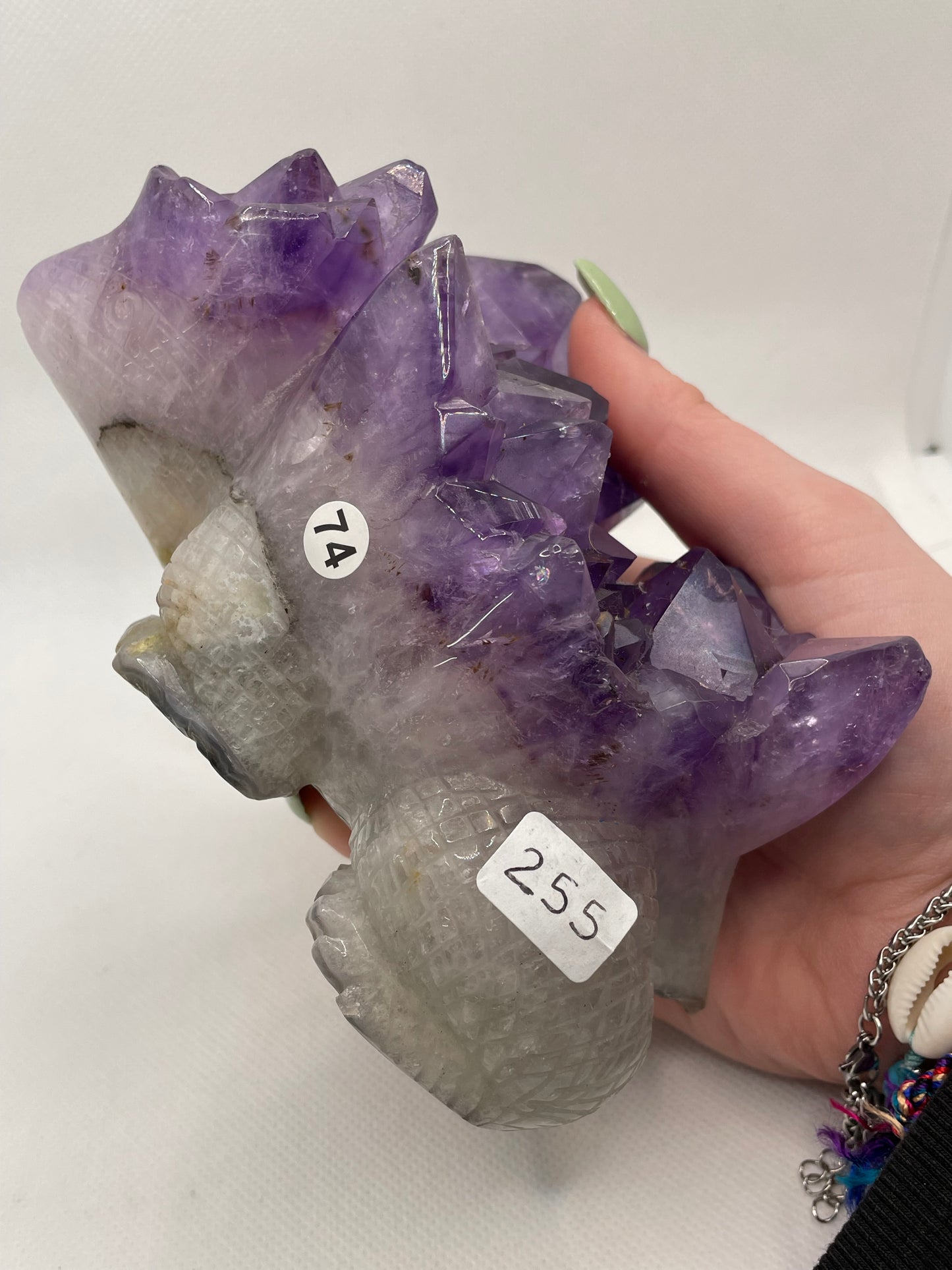 Raw Amethyst Turtle Cluster