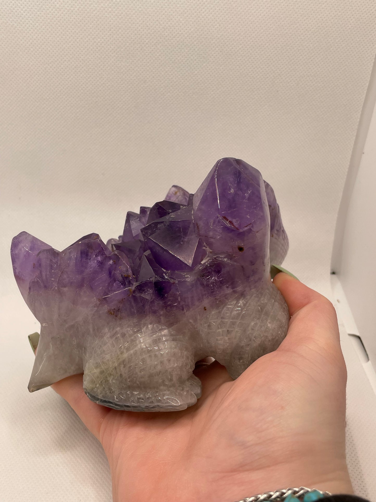 Raw Amethyst Turtle Cluster