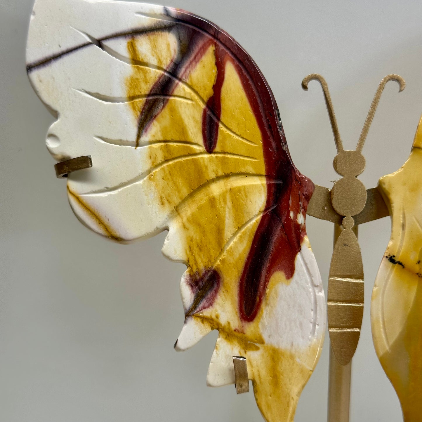 Mookaite Butterfly Wings On Stand