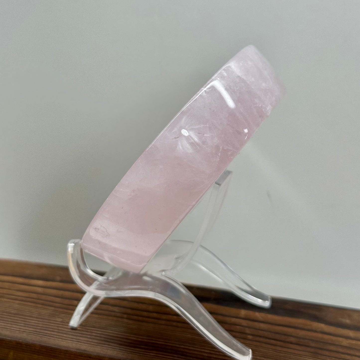 Madagascan Rose Quartz Moon Bowl (10cm)