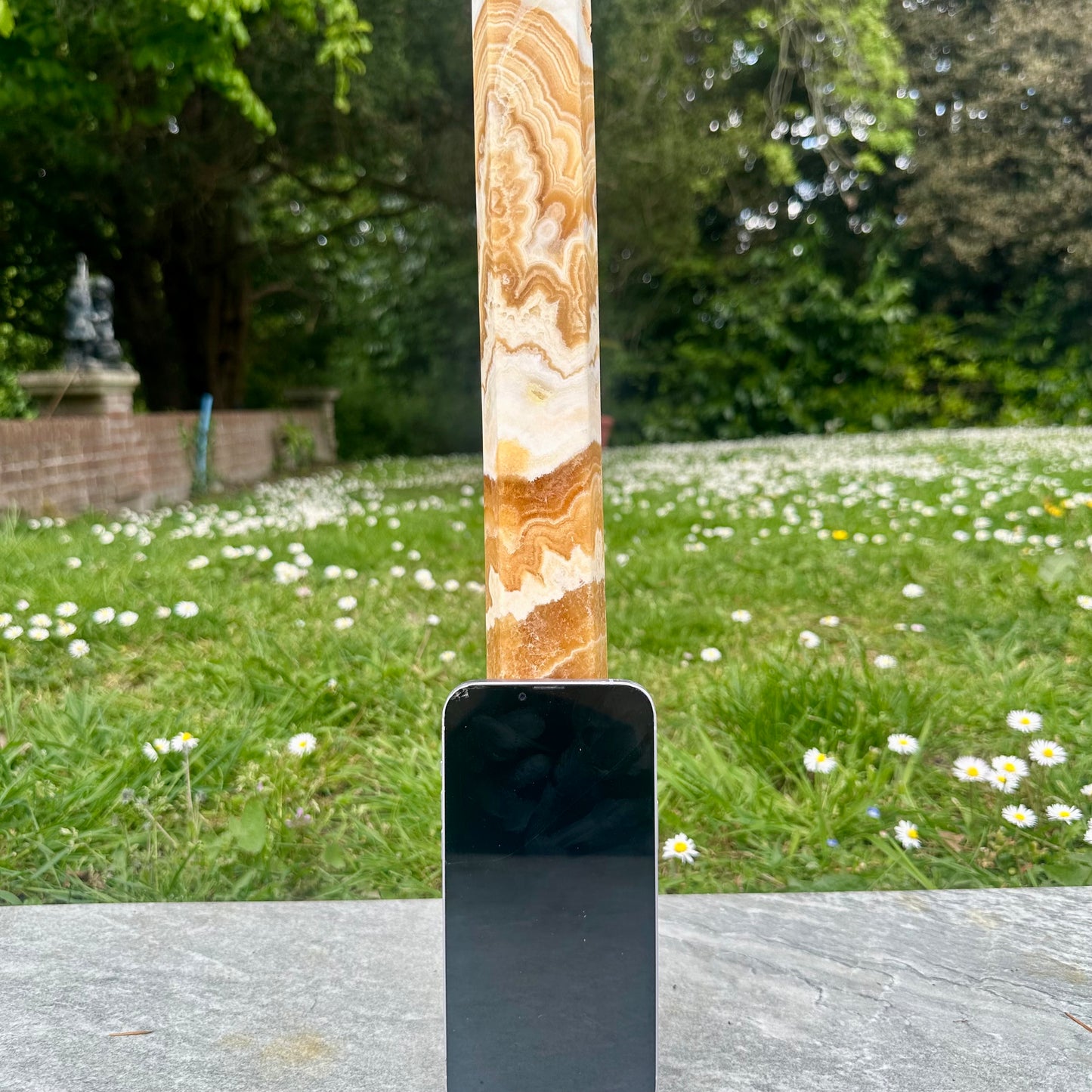 Orange Calcite Tower (43cm Tall)