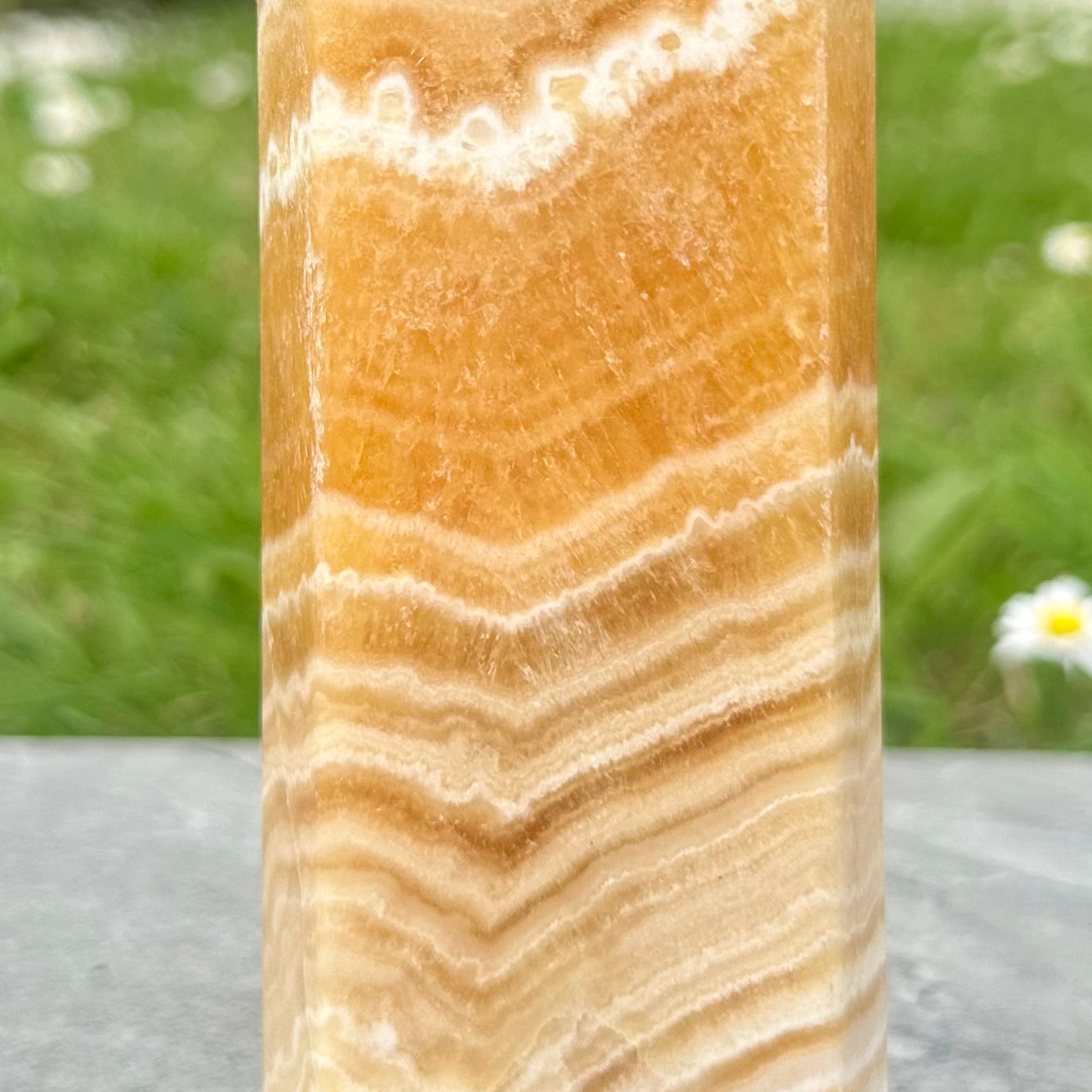 Orange Calcite Tower (43cm Tall)