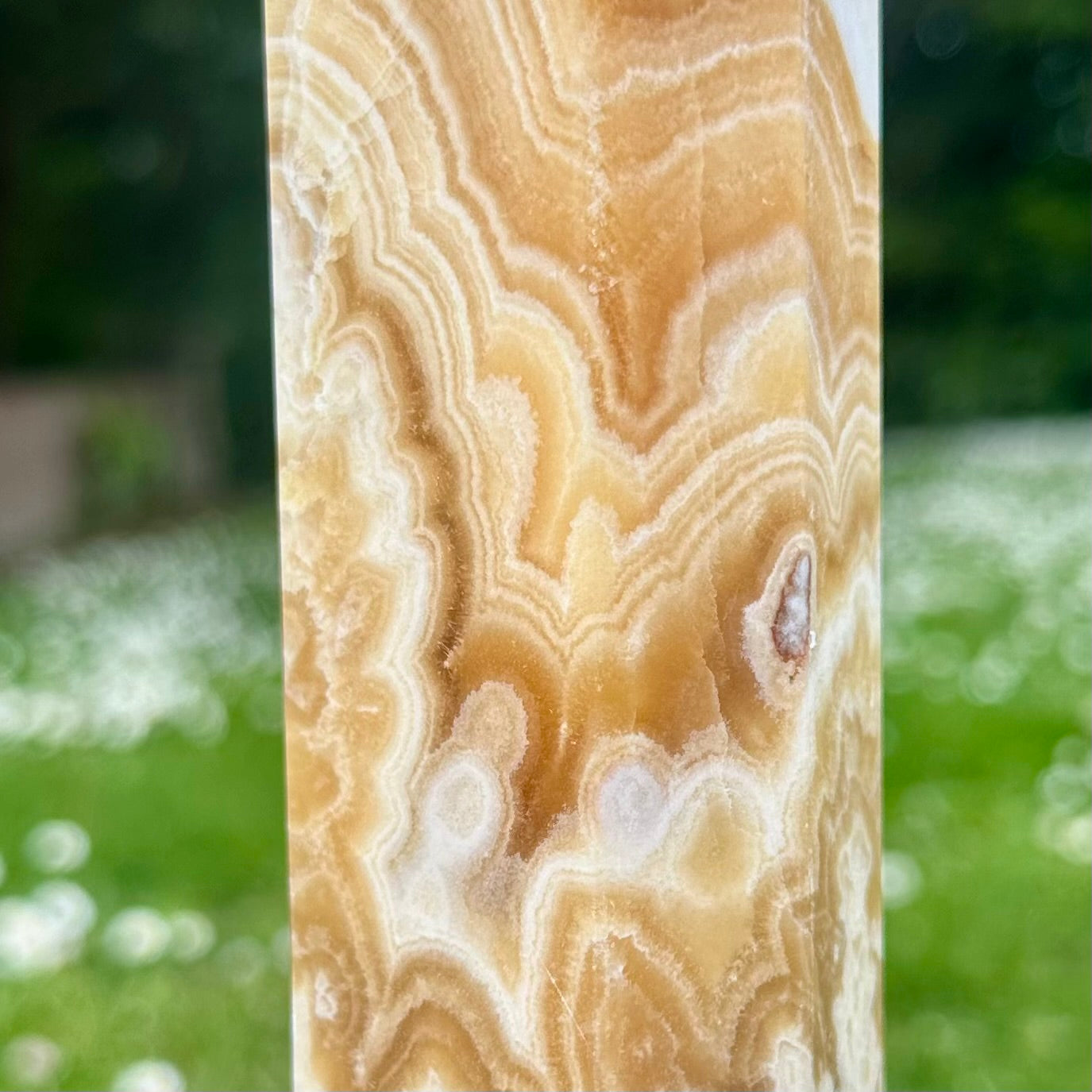 Orange Calcite Tower (43cm Tall)