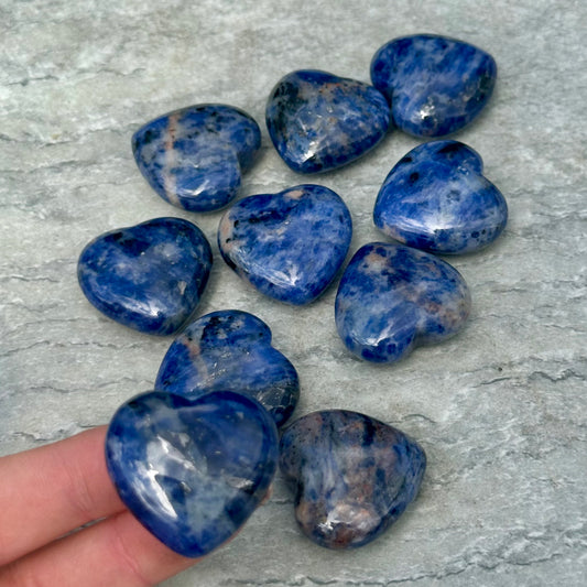 Sodalite Mini Hearts