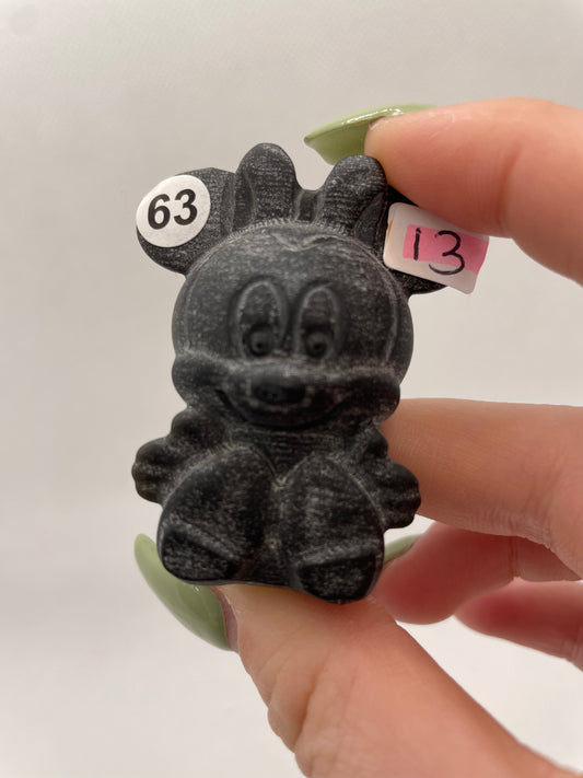 Mini Mouse - Disney - Carving - Obsidian