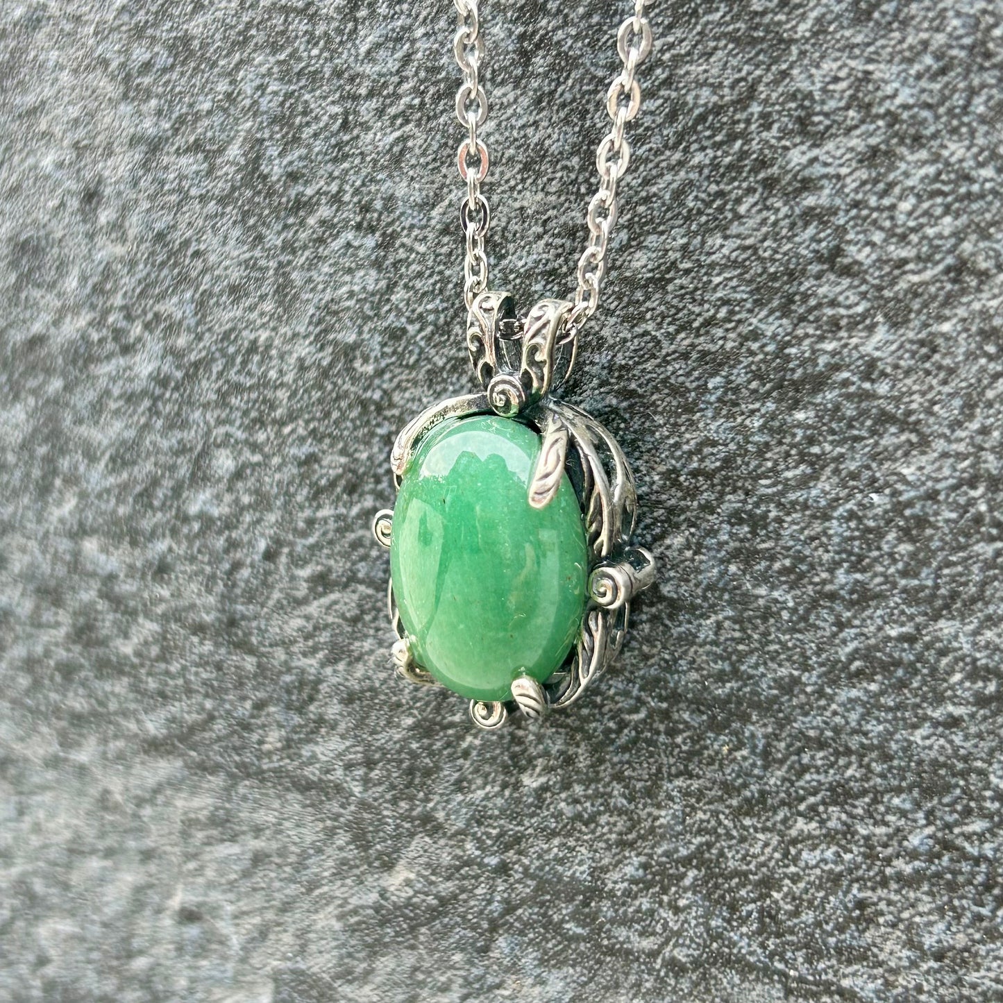 Green Aventuinre Pendant 925