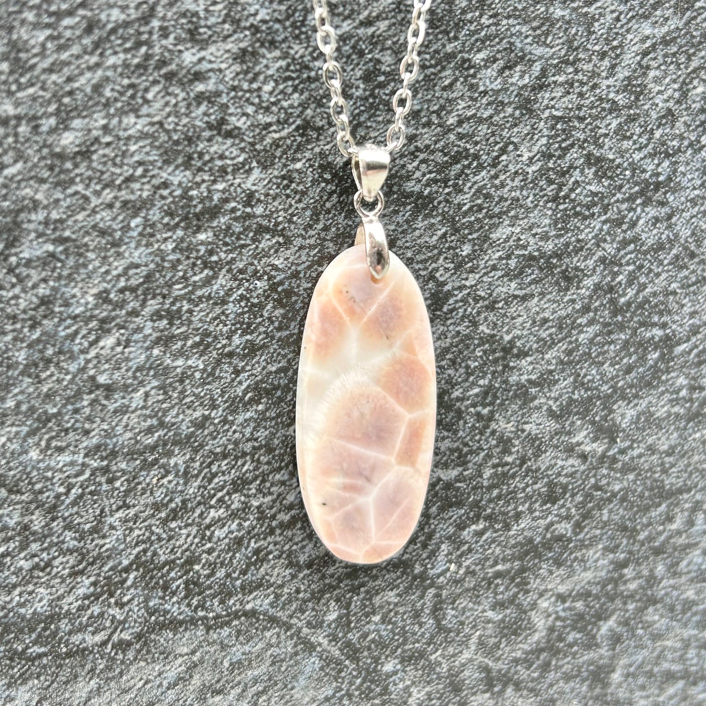 Pink Larimar 925 Pendant