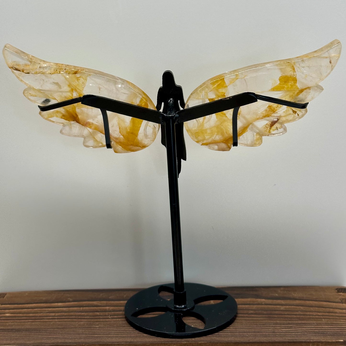 Golden Healer Wings On Stand