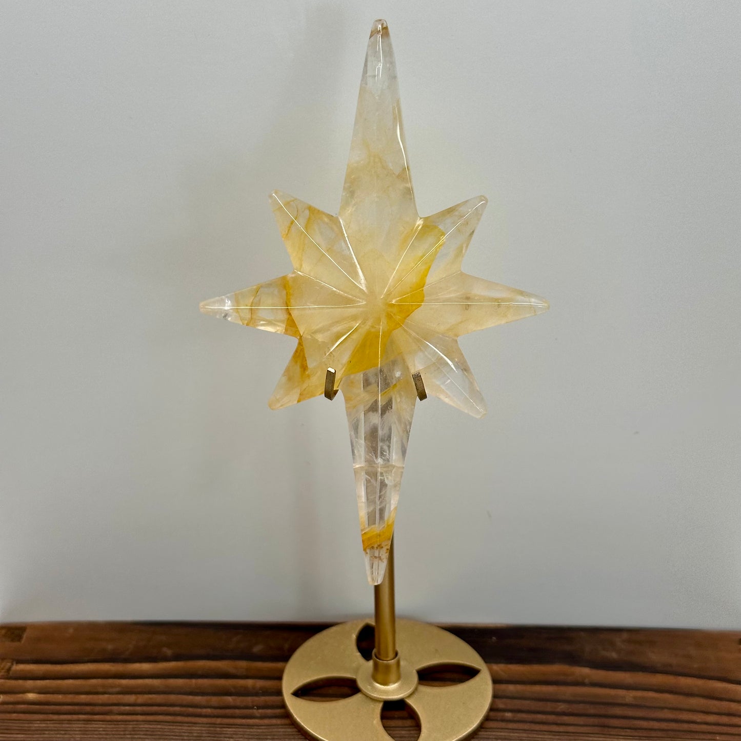Golden Healer Star On Stand