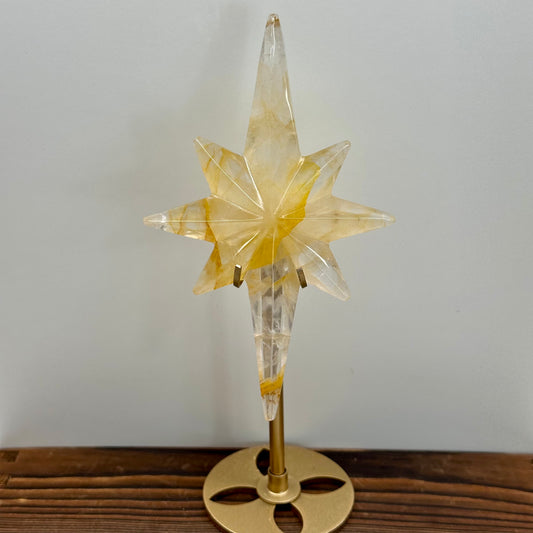 Golden Healer Star On Stand