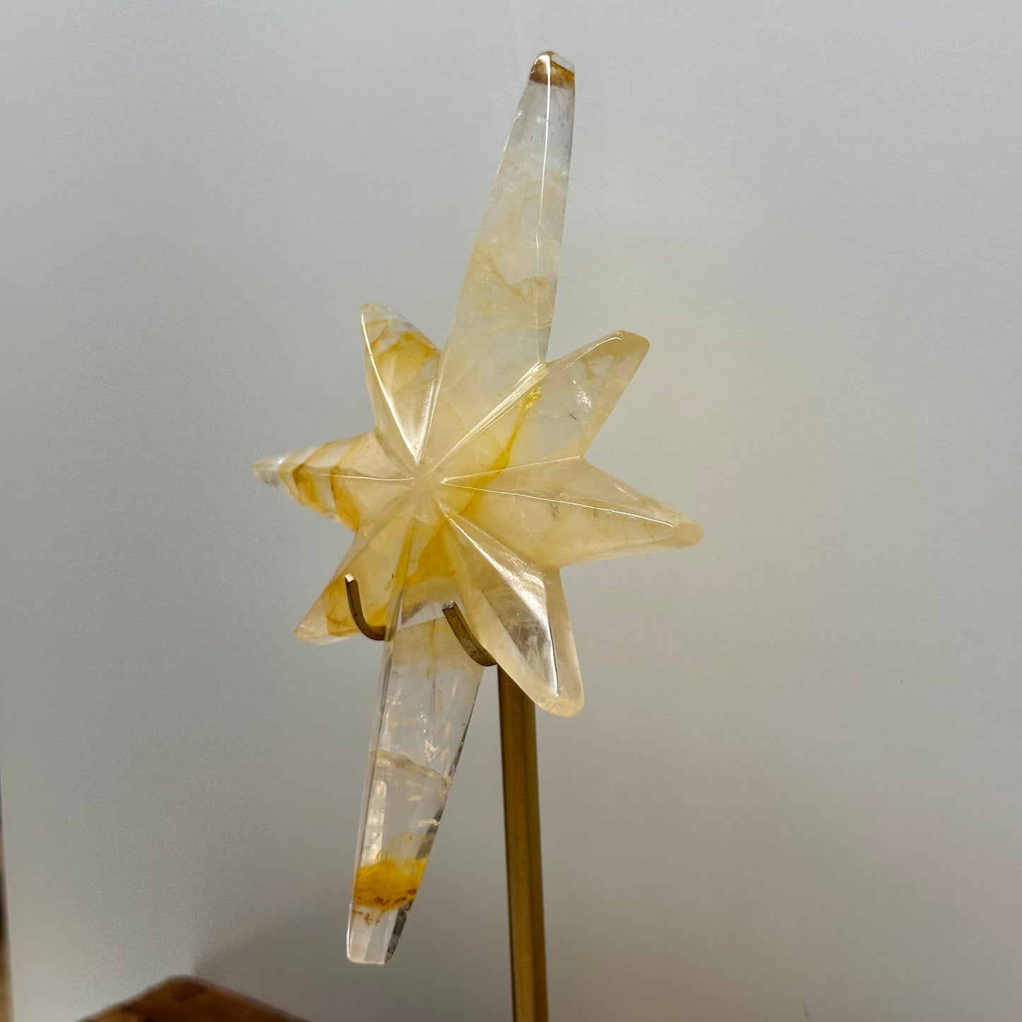Golden Healer Star On Stand