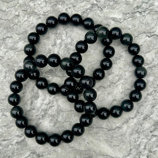 Rainbow Obsidian 10mm Bracelet