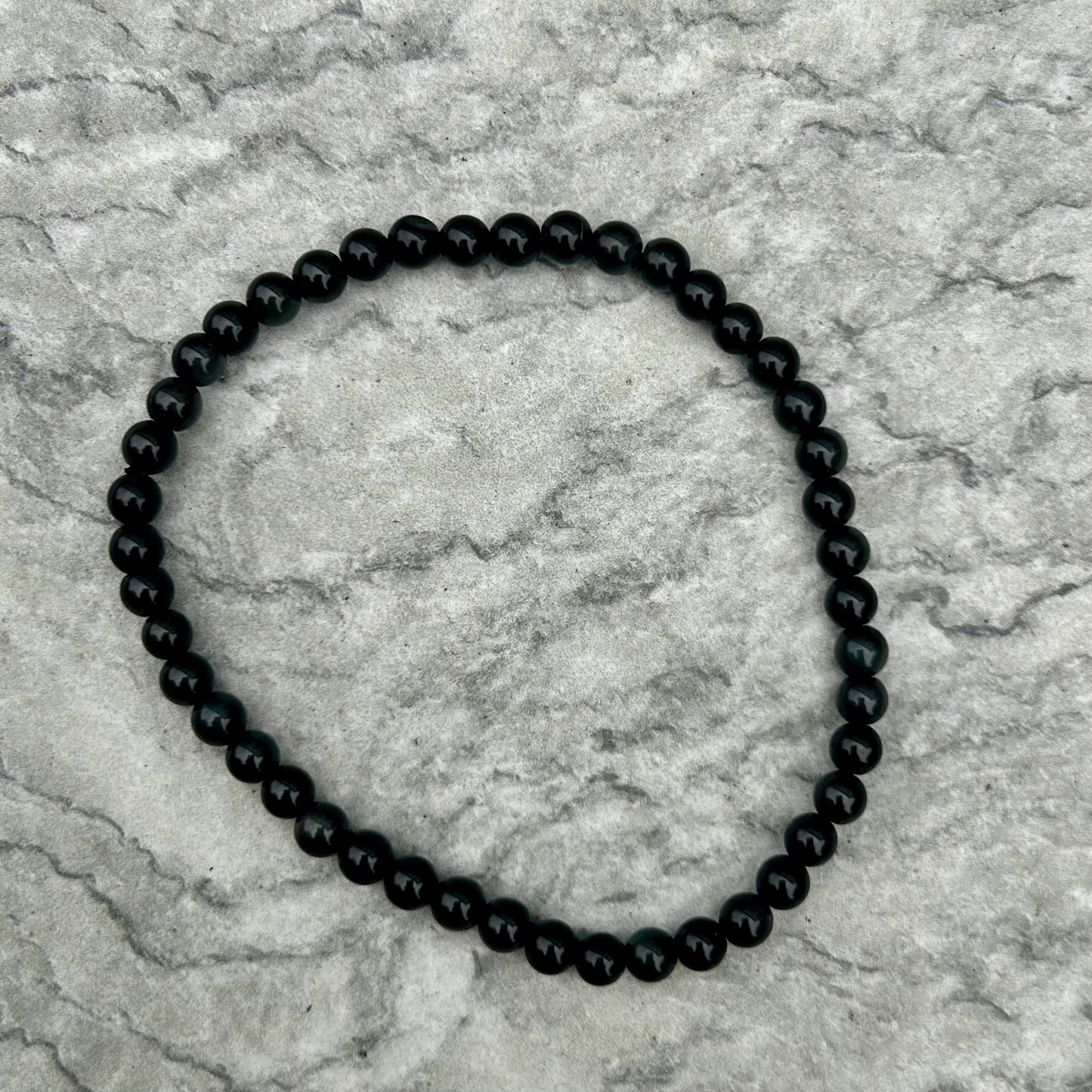 Obsidian Bracelet 4mm