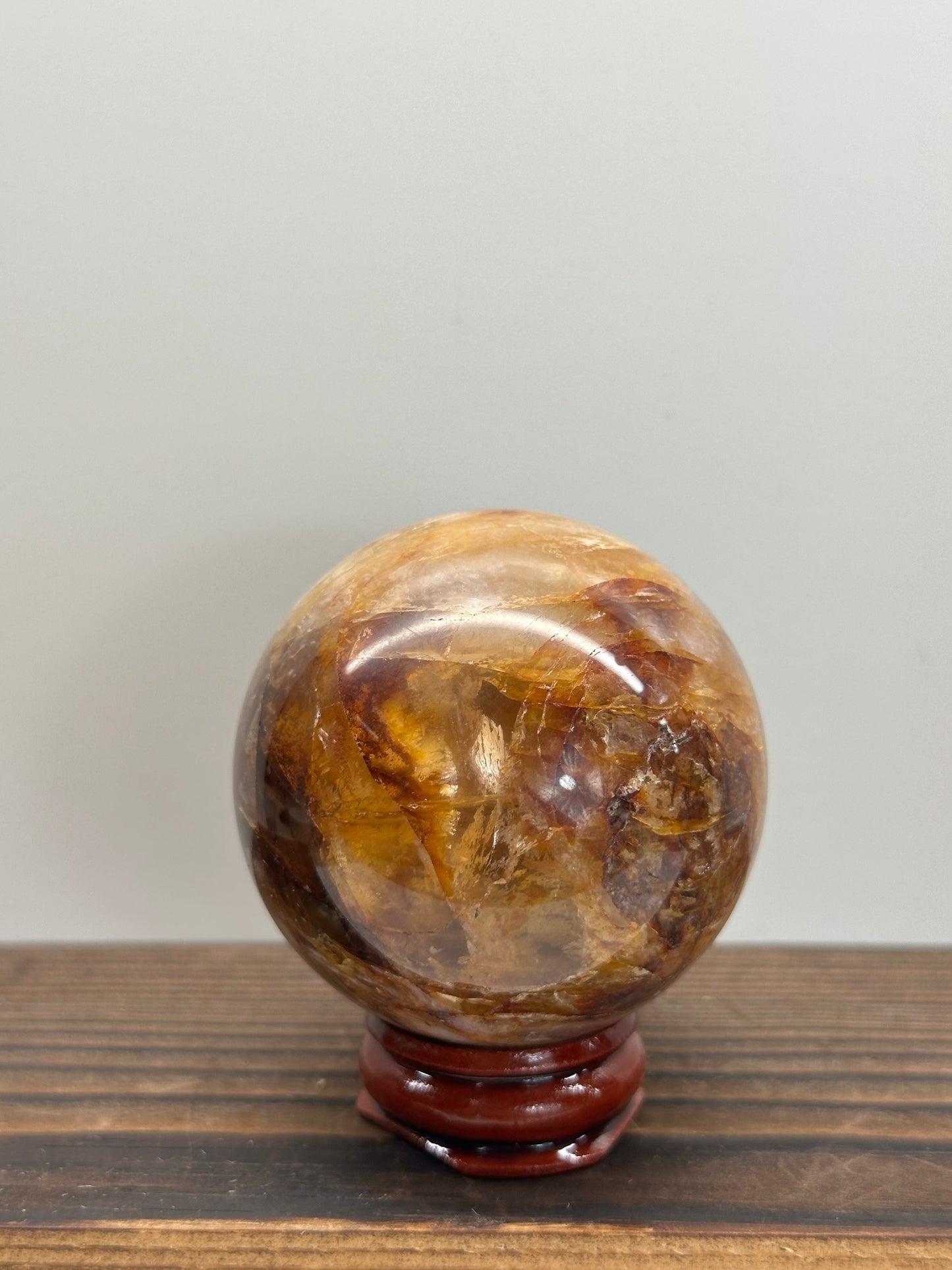 Fire Quartz & Golden Healer Spheres