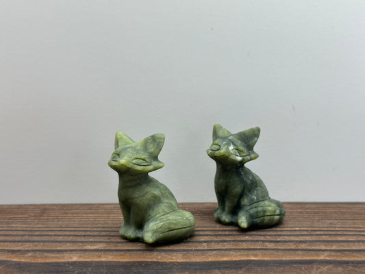 Nifty Jade Fox Carving