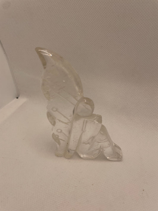 Clear Quartz - Fairy - Carving