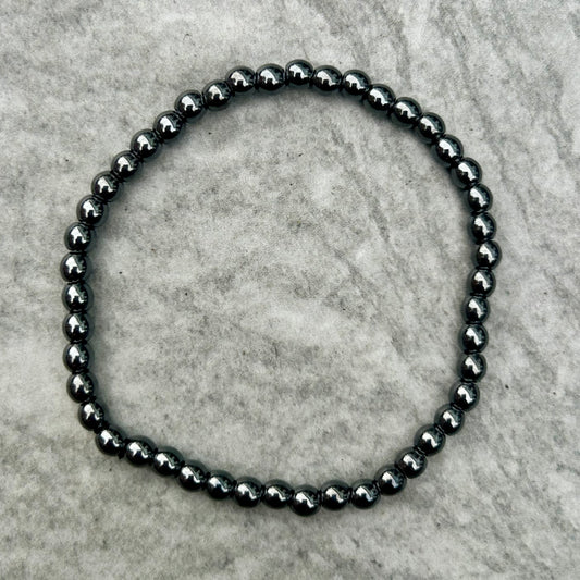 Hematite Bracelet 4mm