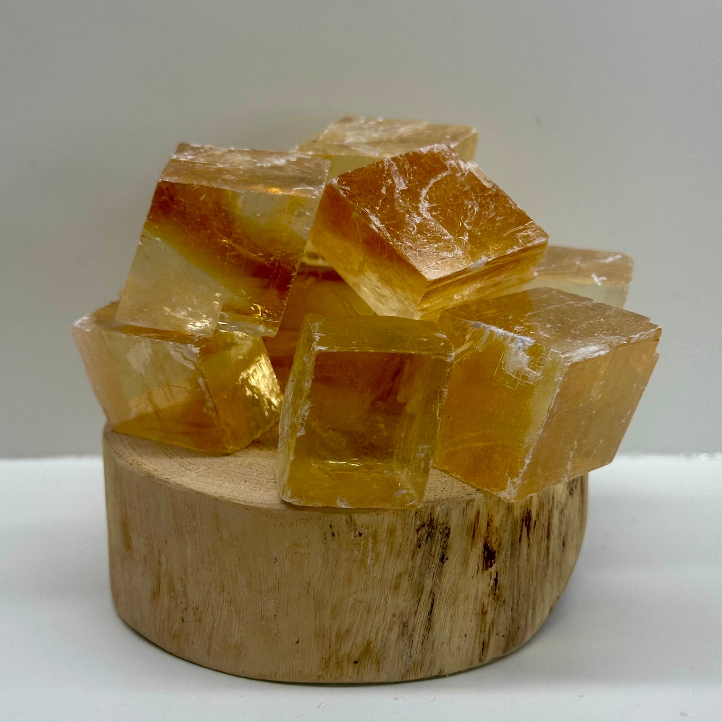 Optical Calcite Cubes High Graded