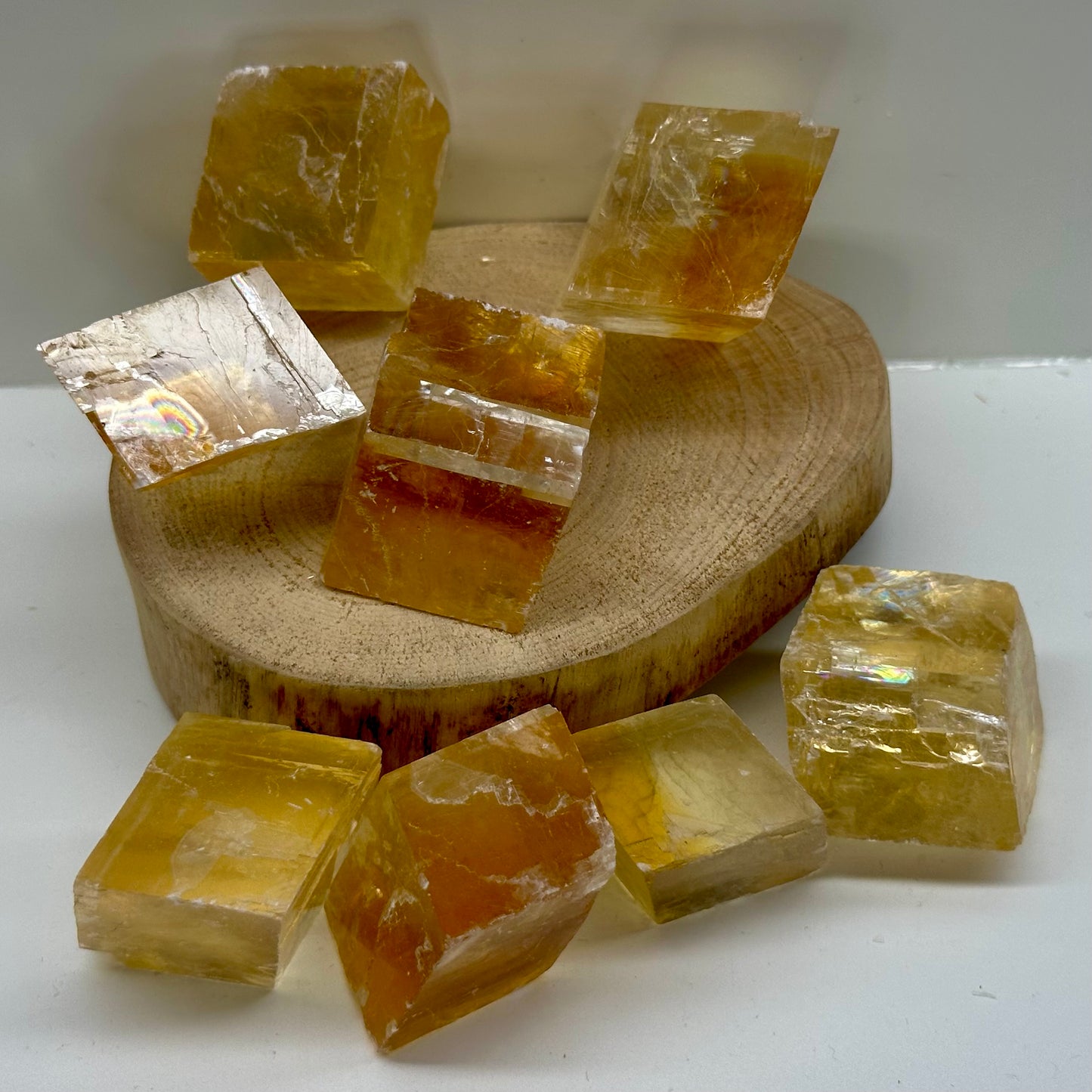 Optical Calcite Cubes High Graded